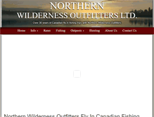 Tablet Screenshot of northernwilderness.net